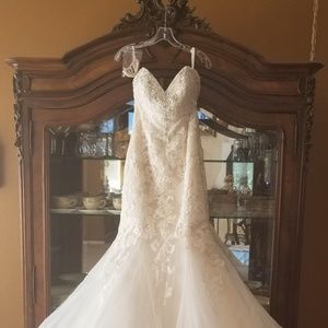 Wedding Dress/Mermaid-Sweet Heart Cut/Rhinestone A